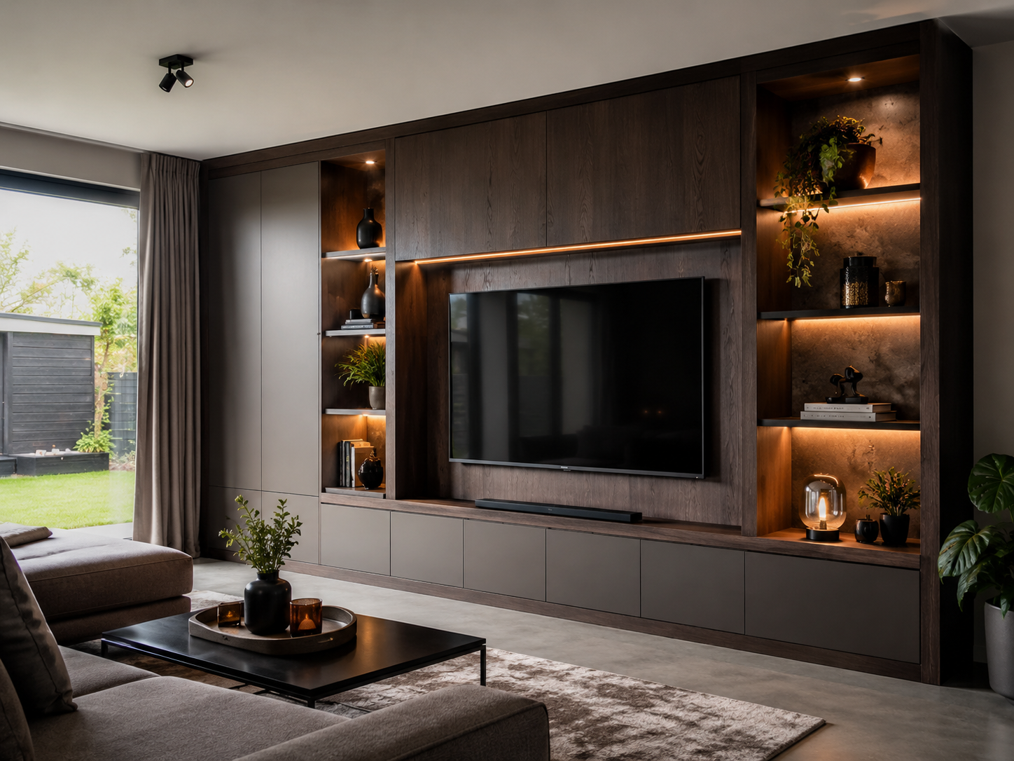 Maatwerk TV-wand